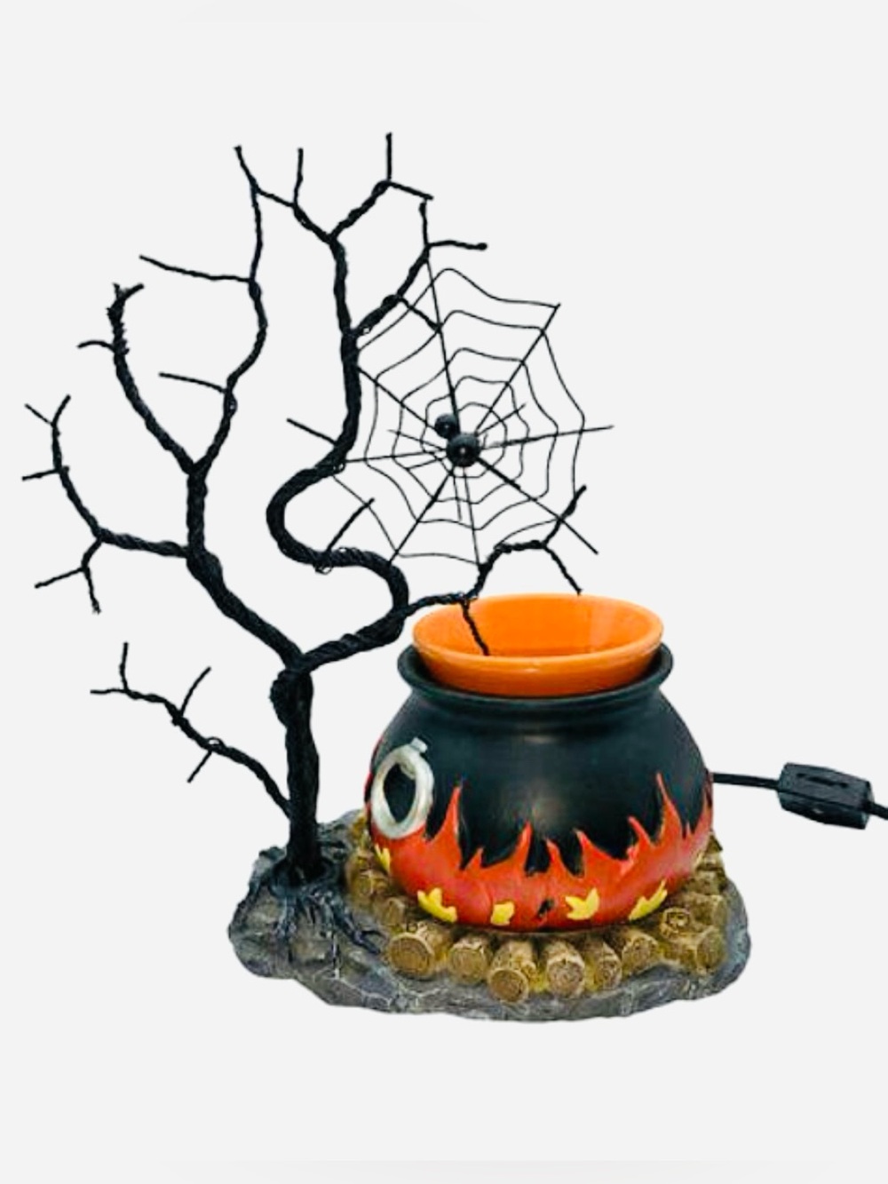 Scentsy 2016 Retired Hocus Pocus Wax Warmer Halloween Witchy Cauldron Brew